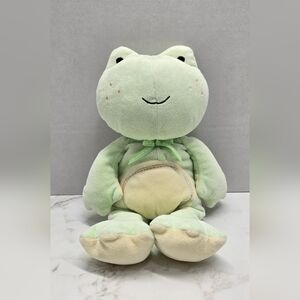 Carter’s Frog Plush Baby Toy Green Stuffed Animal Lovey